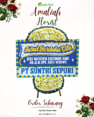 Papan Bunga Duka di Mazo